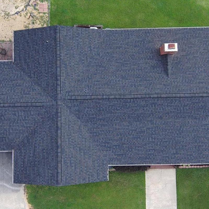 roof that has been restored