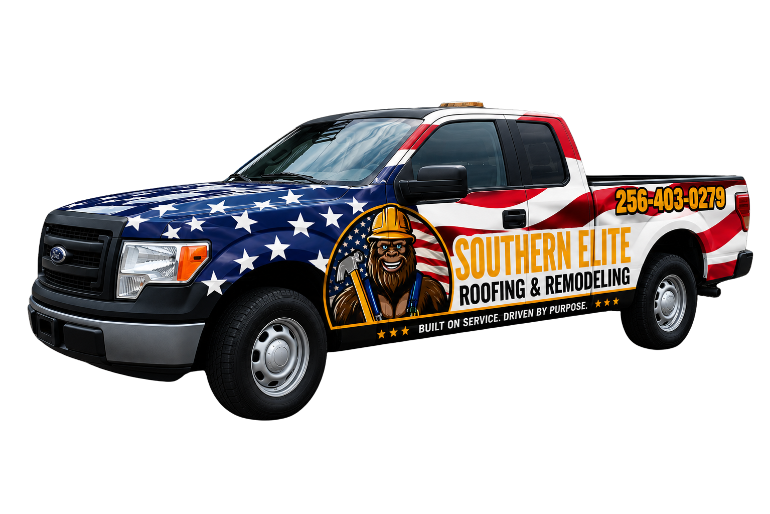 new wrapped truck